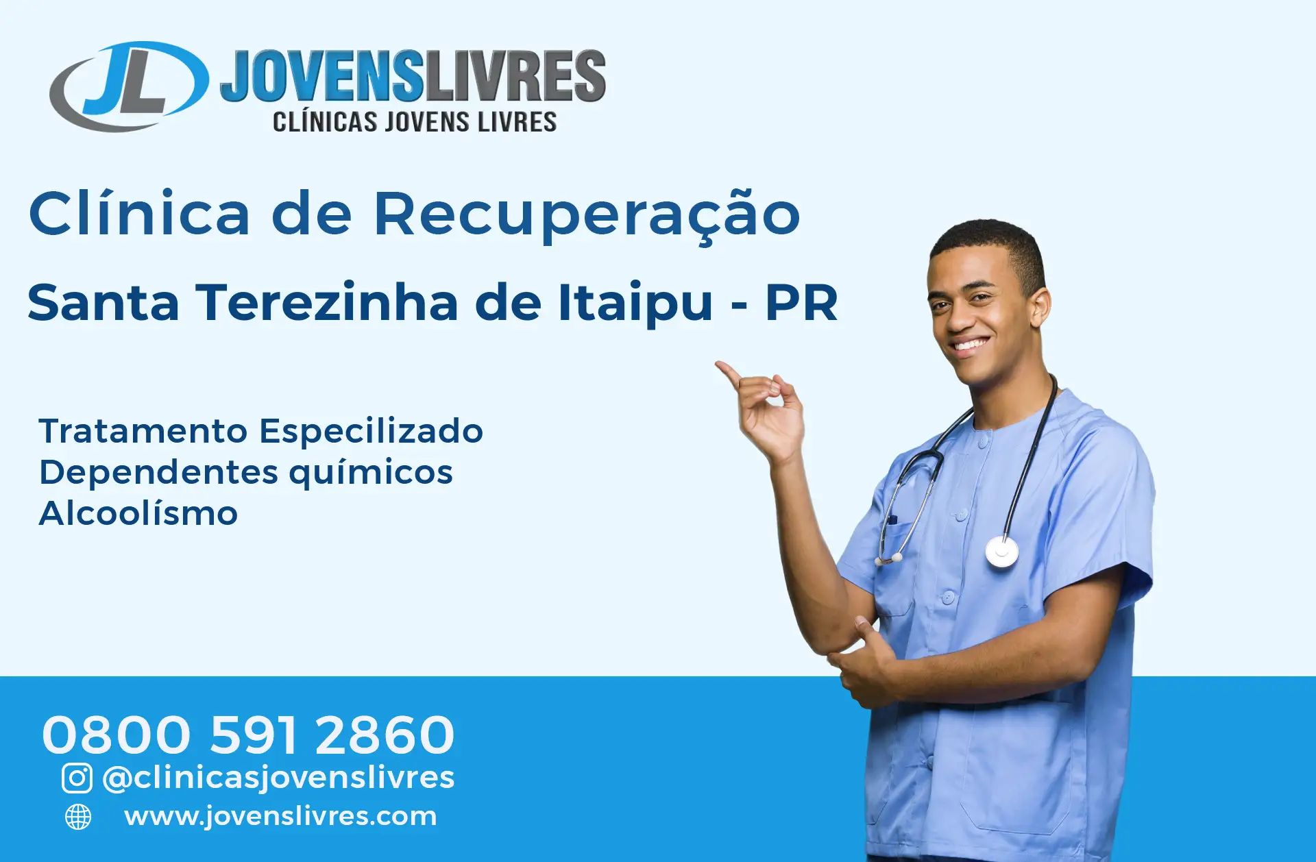 Clínica de Recuperação em Santa Terezinha de Itaipu - PR