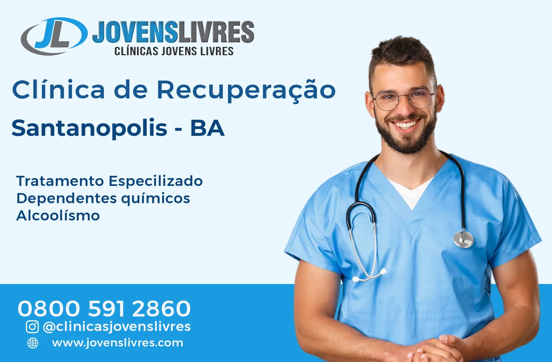 Clínica de Recuperação em Santanópolis - BA