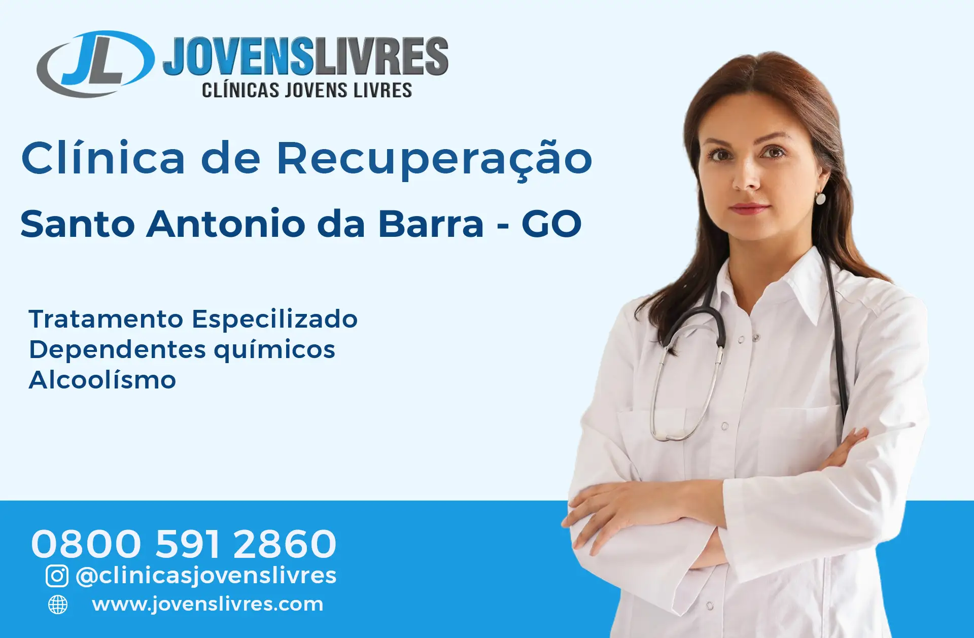 Clínica de Recuperação em Santo Antônio da Barra - GO