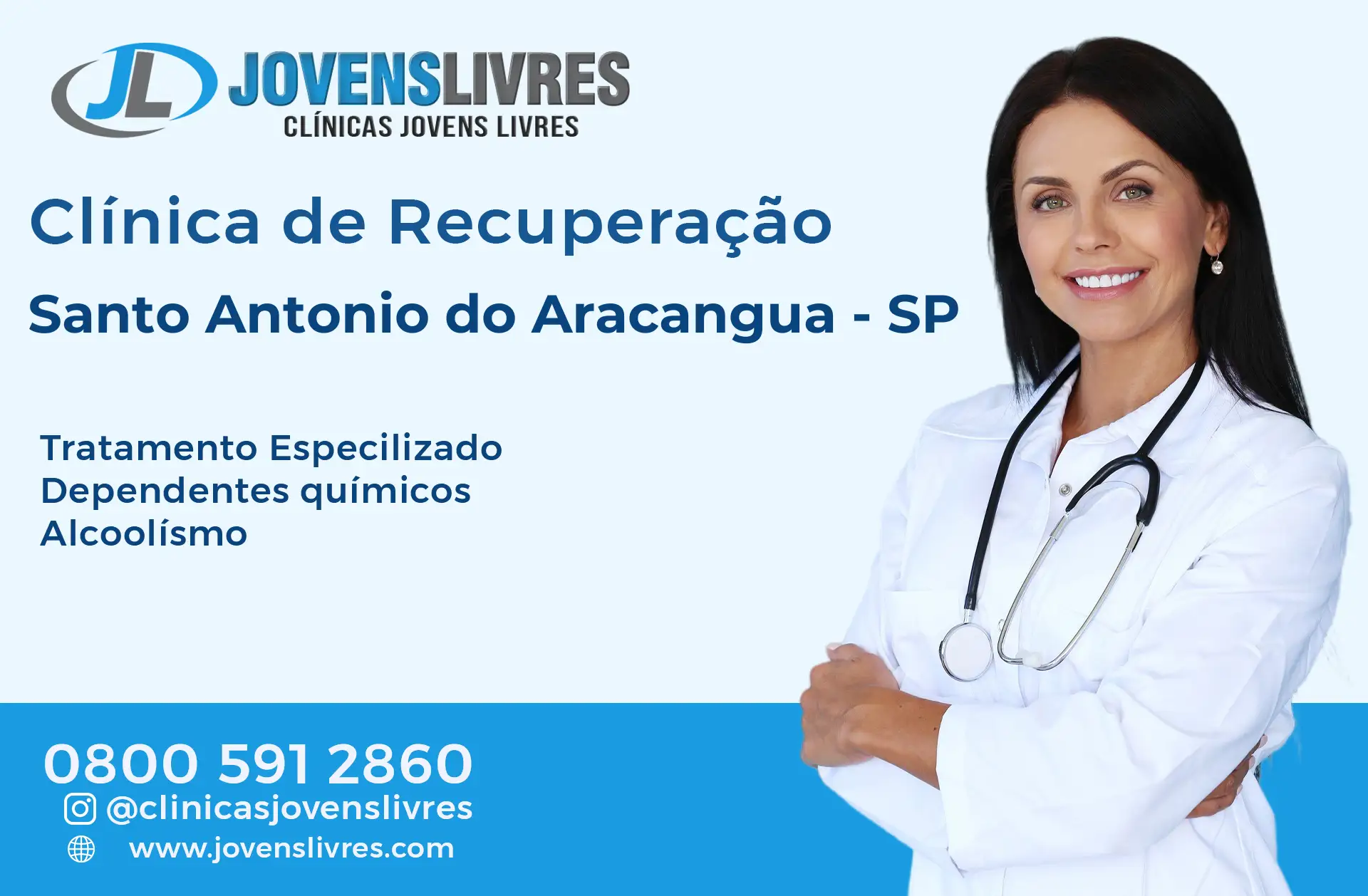 Clínica de Recuperação em Santo Antônio do Aracanguá - SP