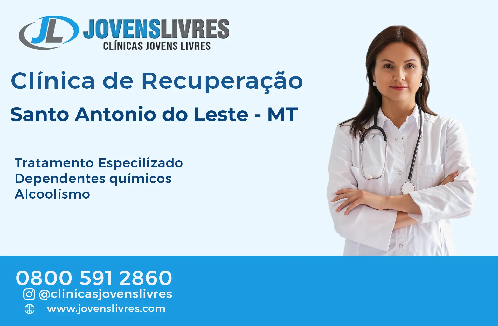 Clínica de Recuperação em Santo Antônio do Leste - MT