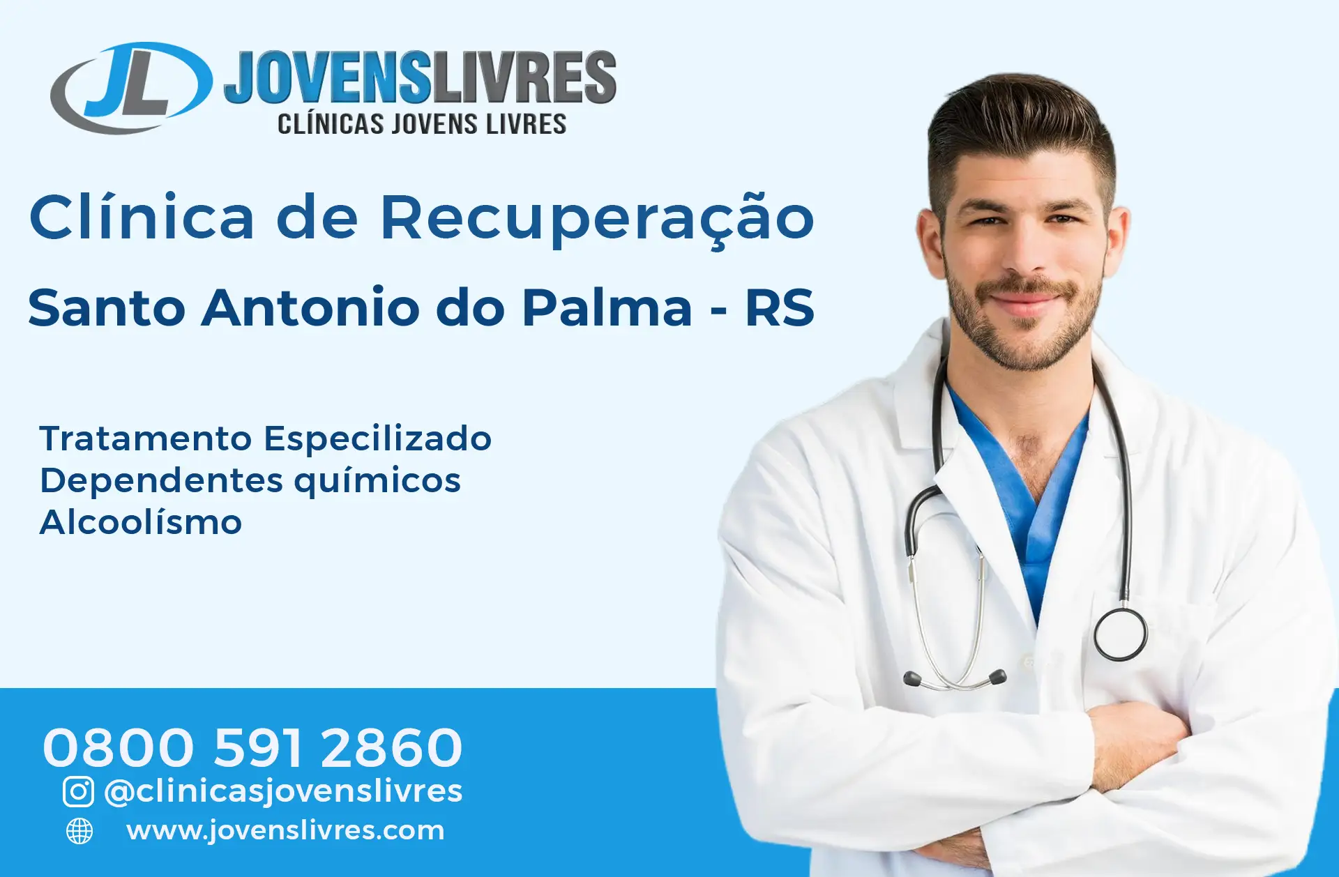 Clínica de Recuperação em Santo Antônio do Palma - RS