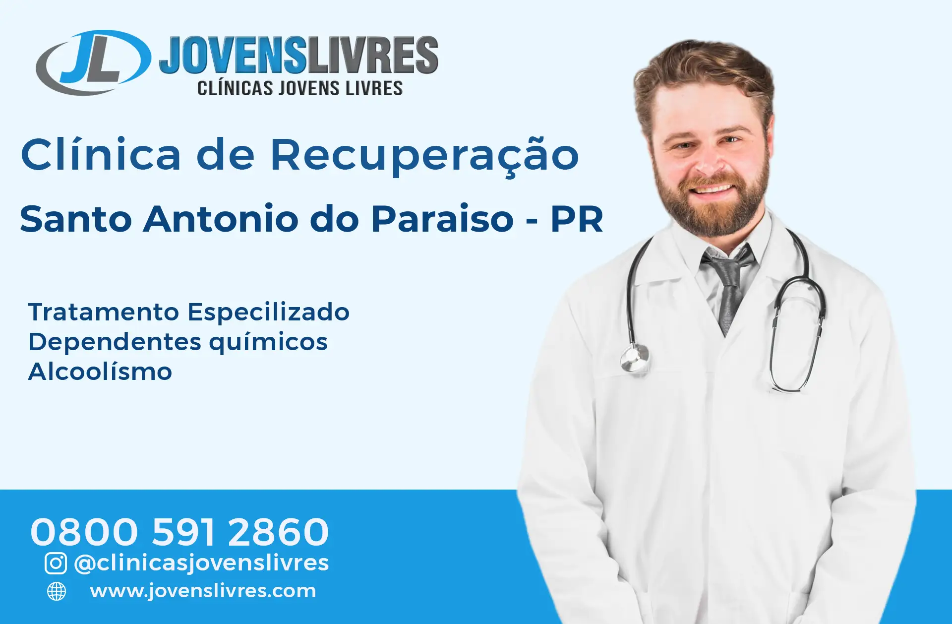 Clínica de Recuperação em Santo Antônio do Paraíso - PR