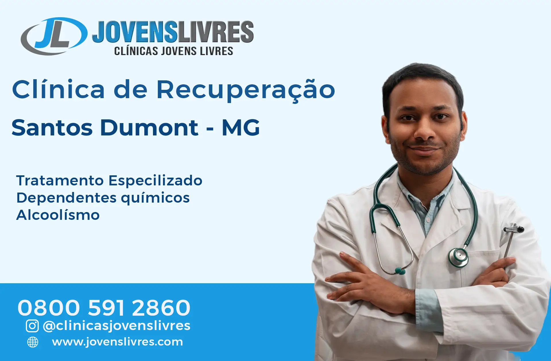 Clínica de Recuperação em Santos Dumont - MG