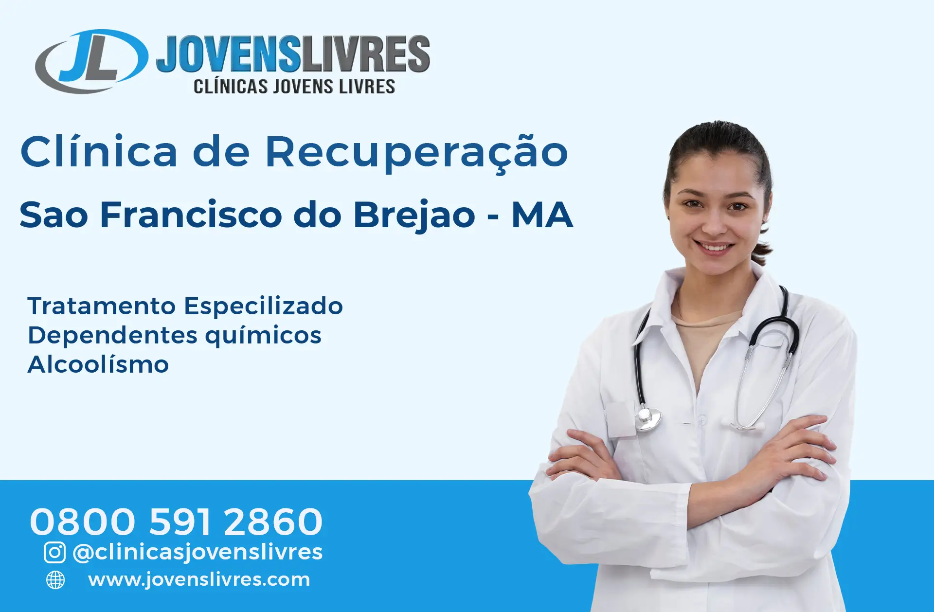 Clínica de Recuperação em São Francisco do Brejão - MA