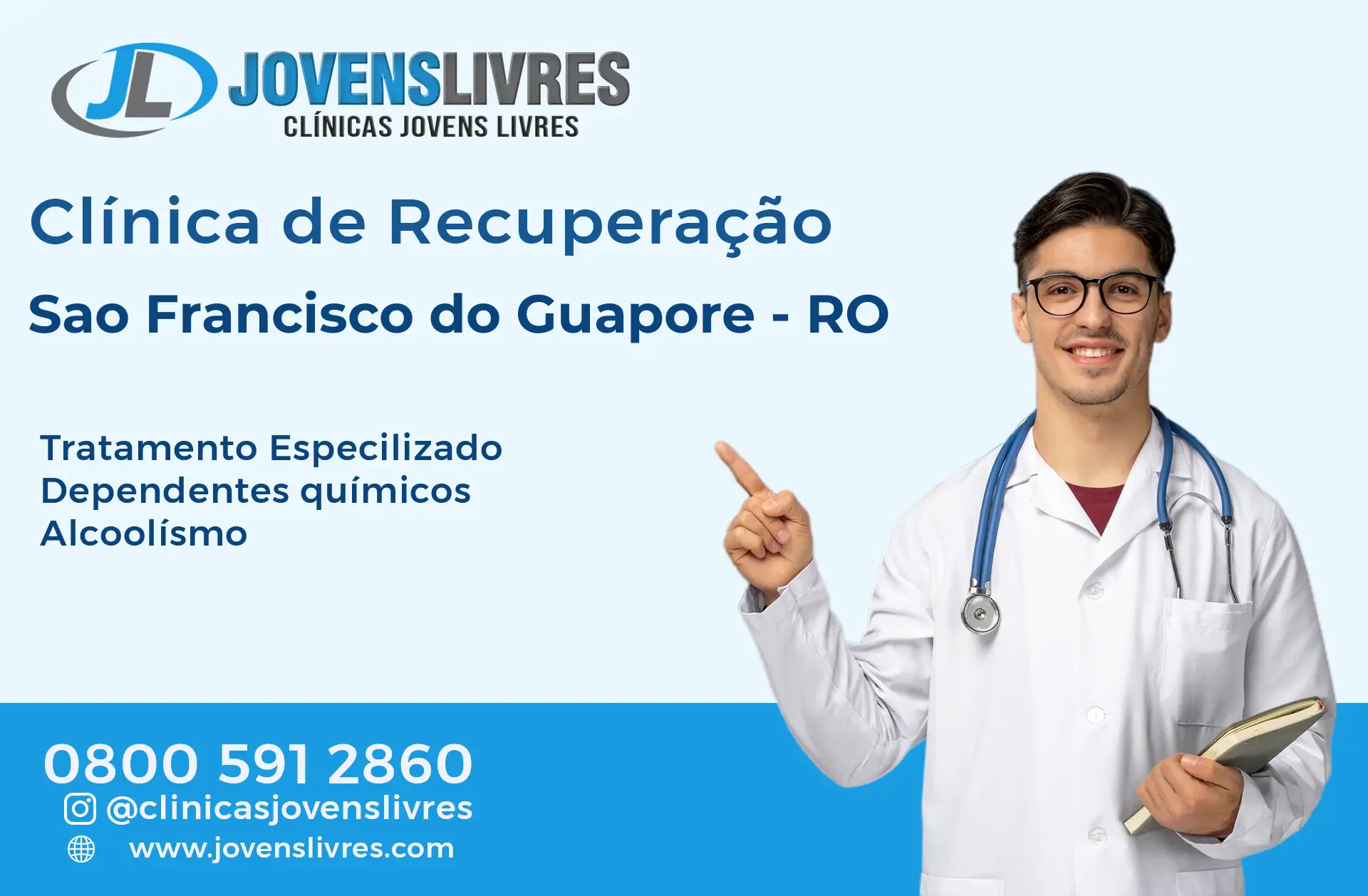 Clínica de Recuperação em São Francisco do Guaporé - RO