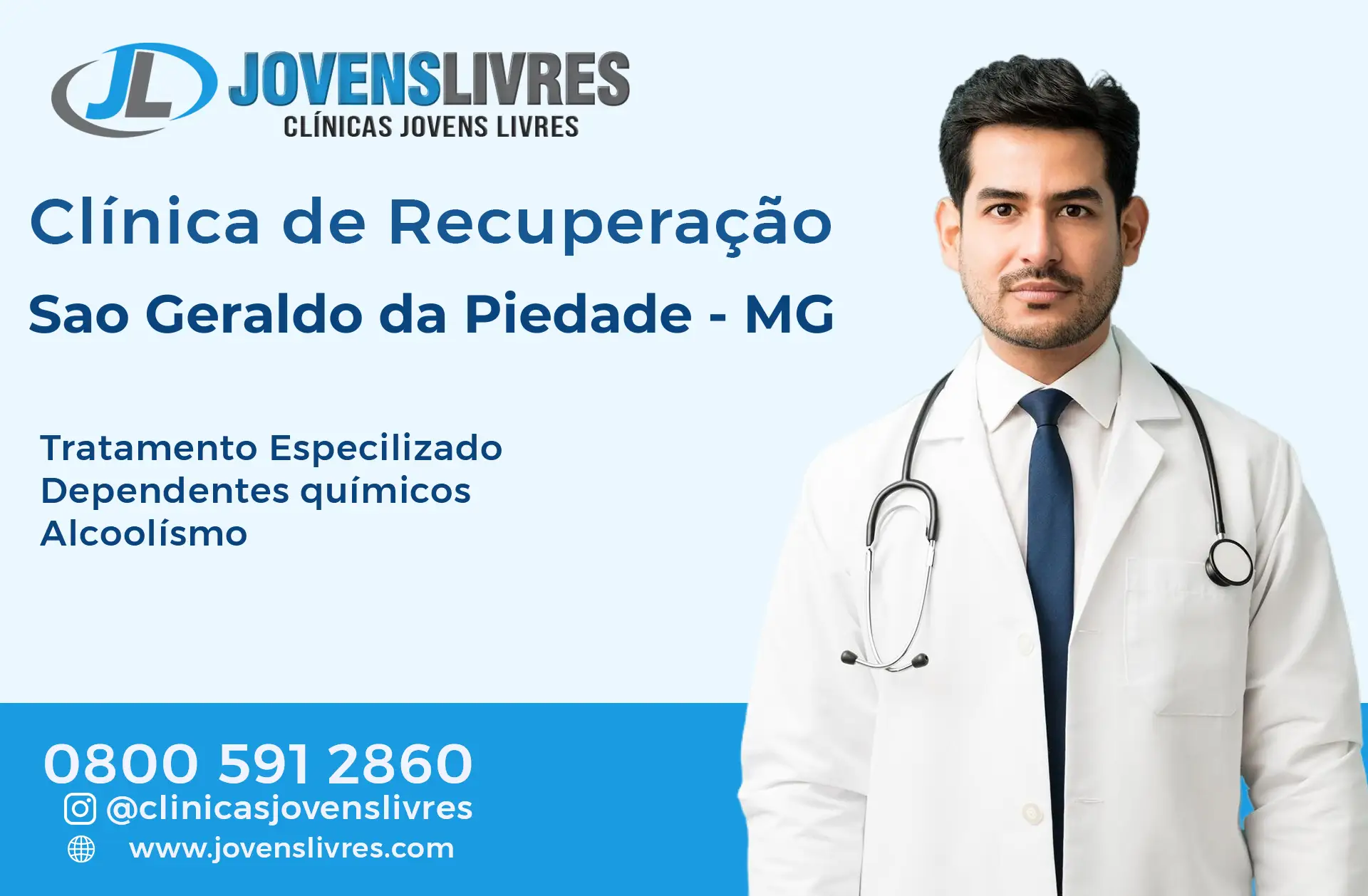 Clínica de Recuperação em São Geraldo da Piedade - MG