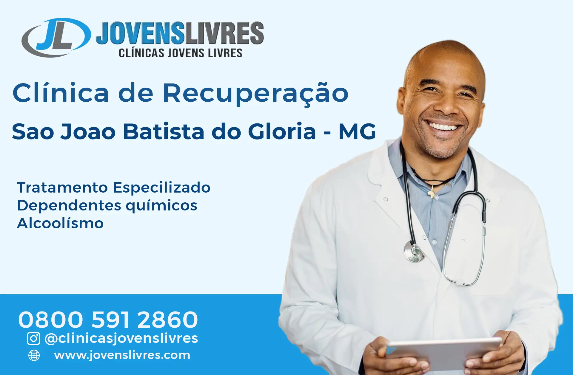 Clínica de Recuperação em São João Batista do Glória - MG