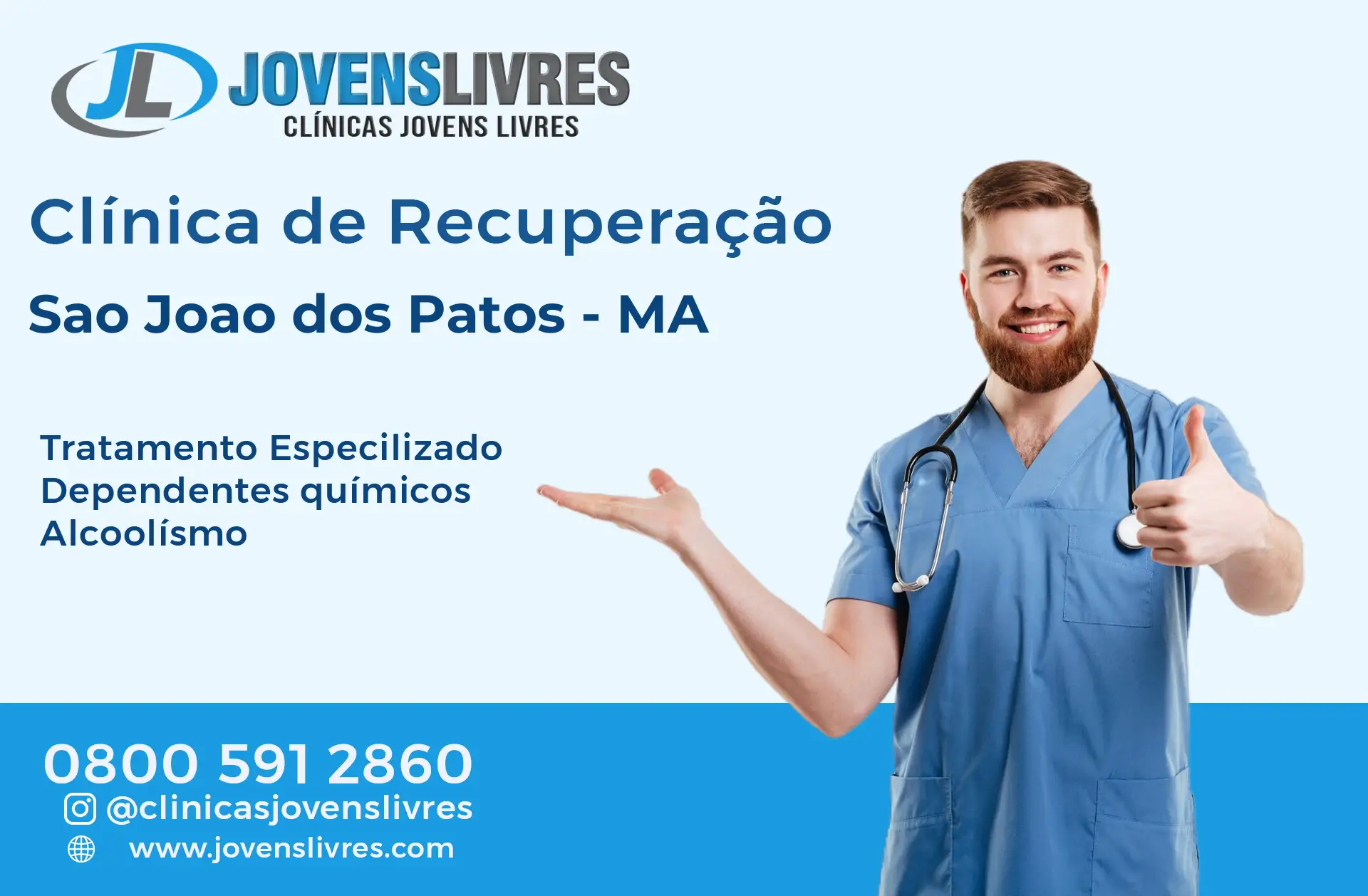 Clínica de Recuperação em São João dos Patos - MA