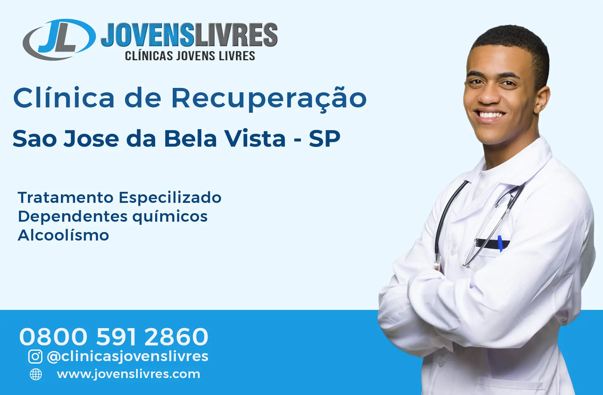 Clínica de Recuperação em São José da Bela Vista - SP