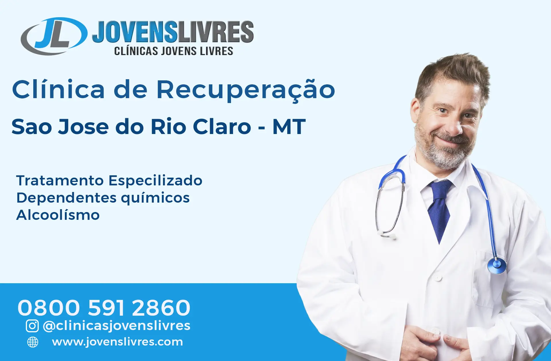 Clínica de Recuperação em São José do Rio Claro - MT