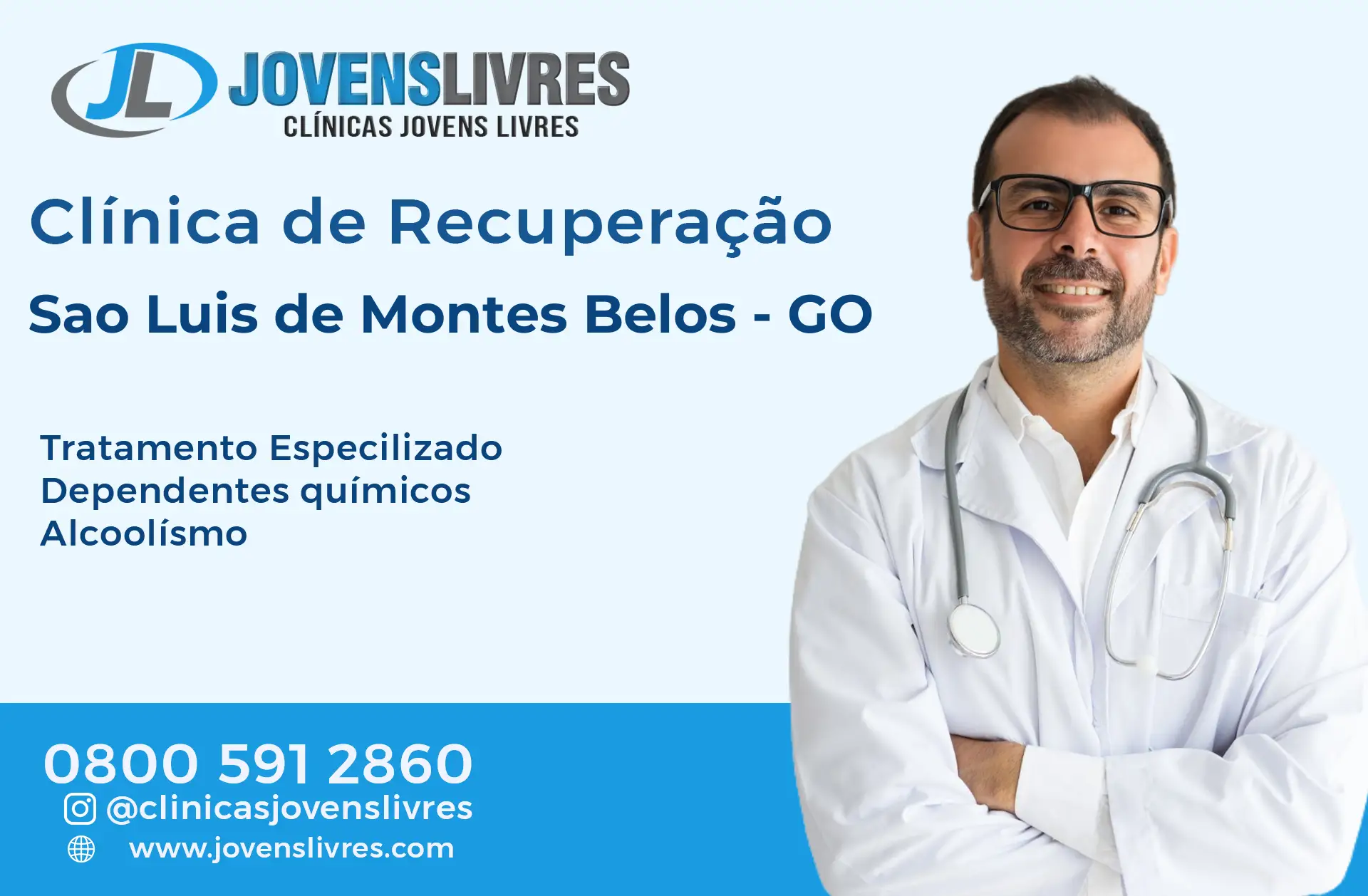 Clínica de Recuperação em São Luís de Montes Belos - GO