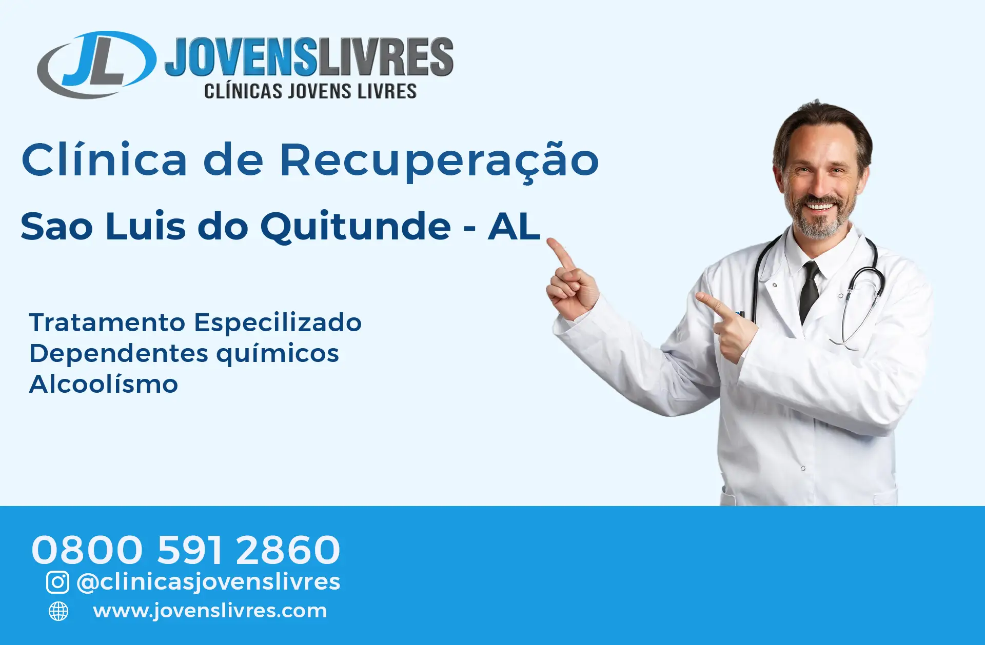 Clínica de Recuperação em São Luís do Quitunde - AL