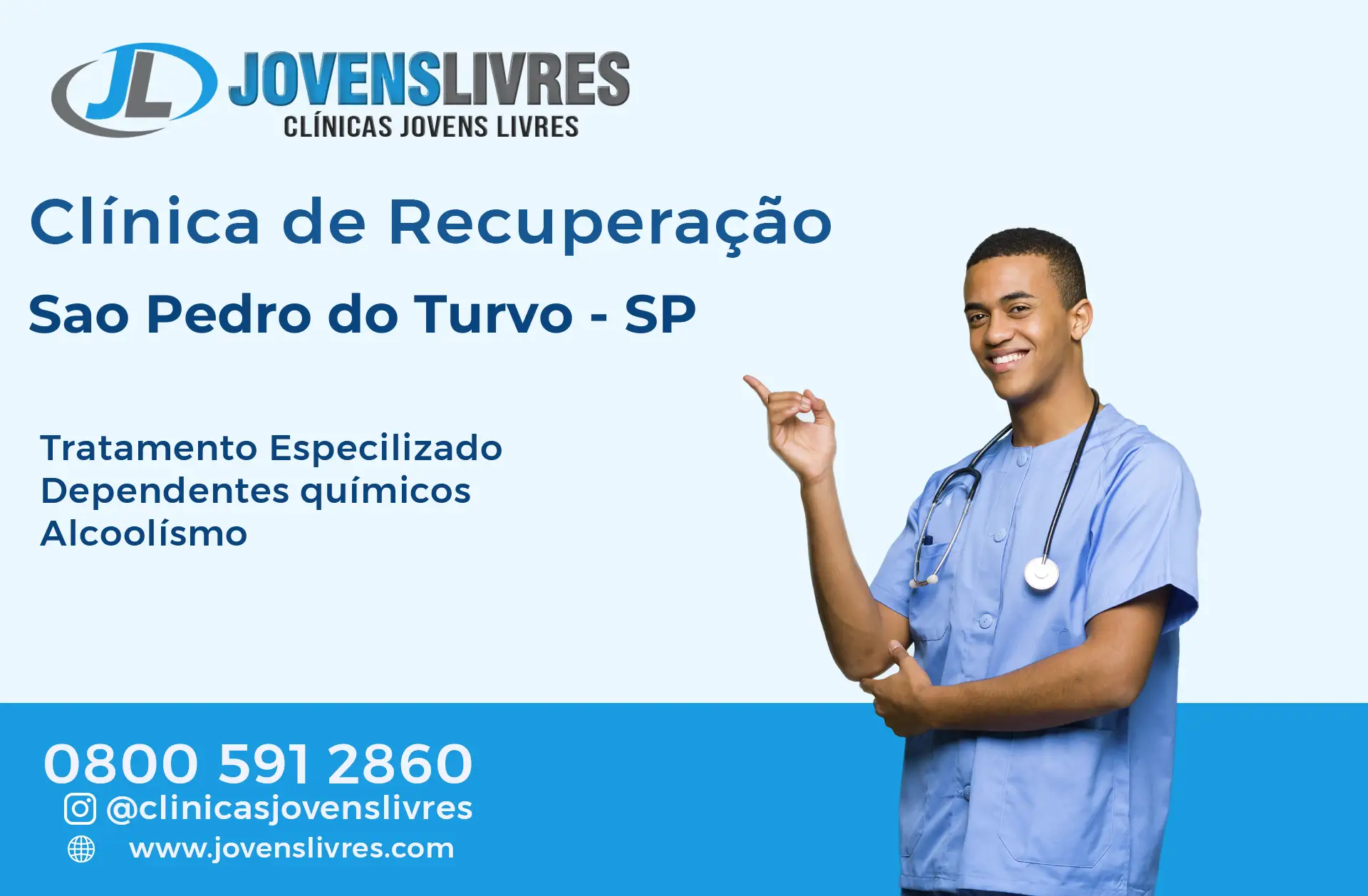 Clínica de Recuperação em São Pedro do Turvo - SP