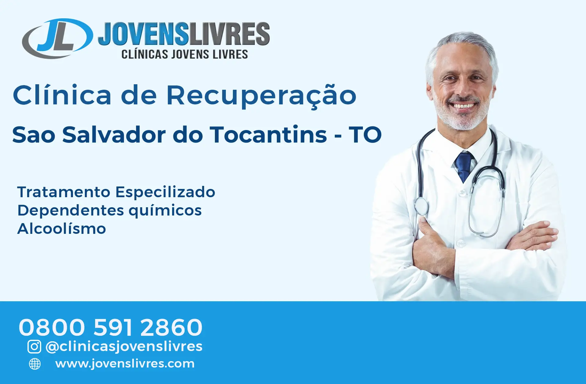 Clínica de Recuperação em São Salvador do Tocantins - TO