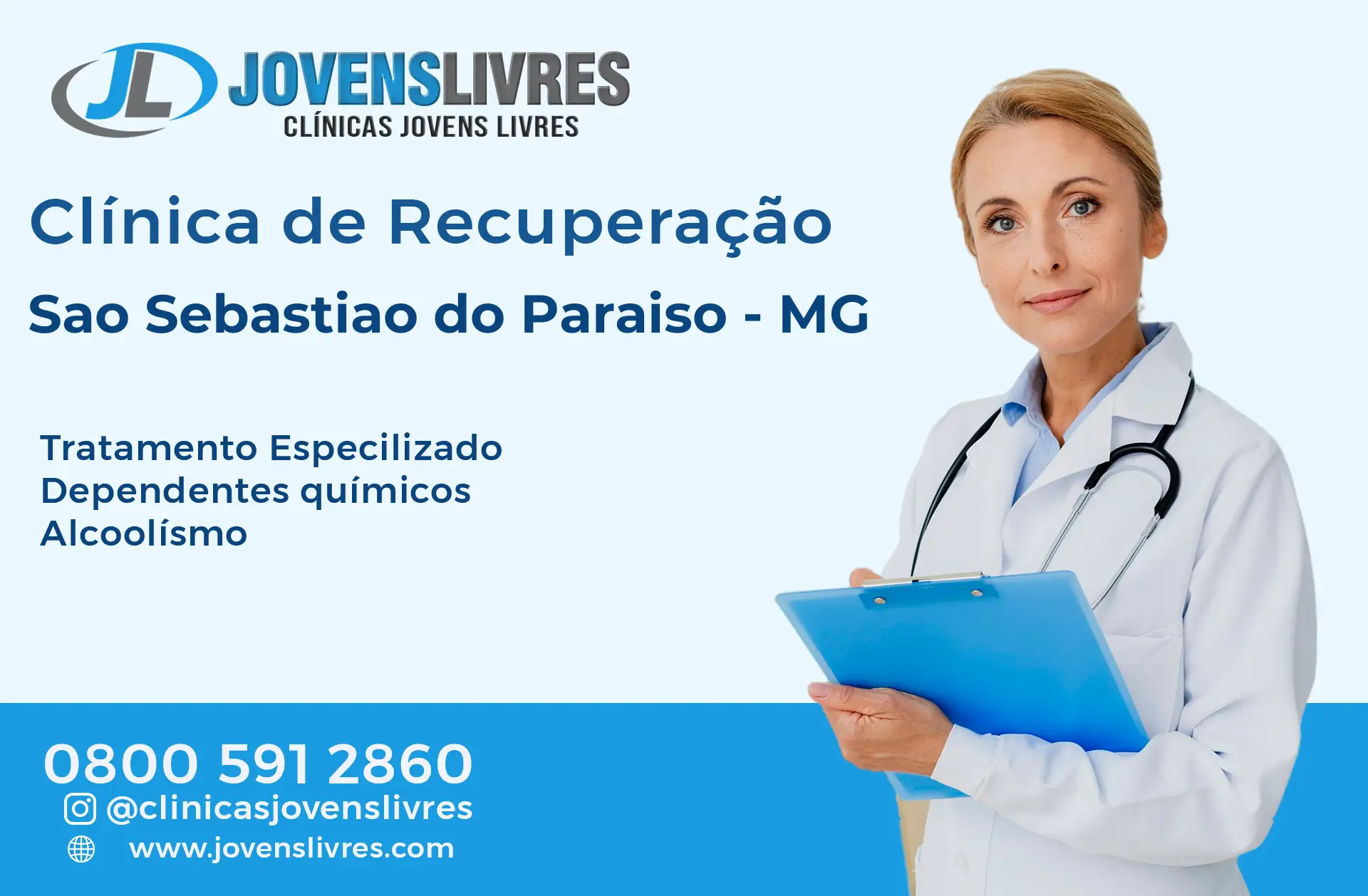 Clínica de Recuperação em São Sebastião do Paraíso - MG