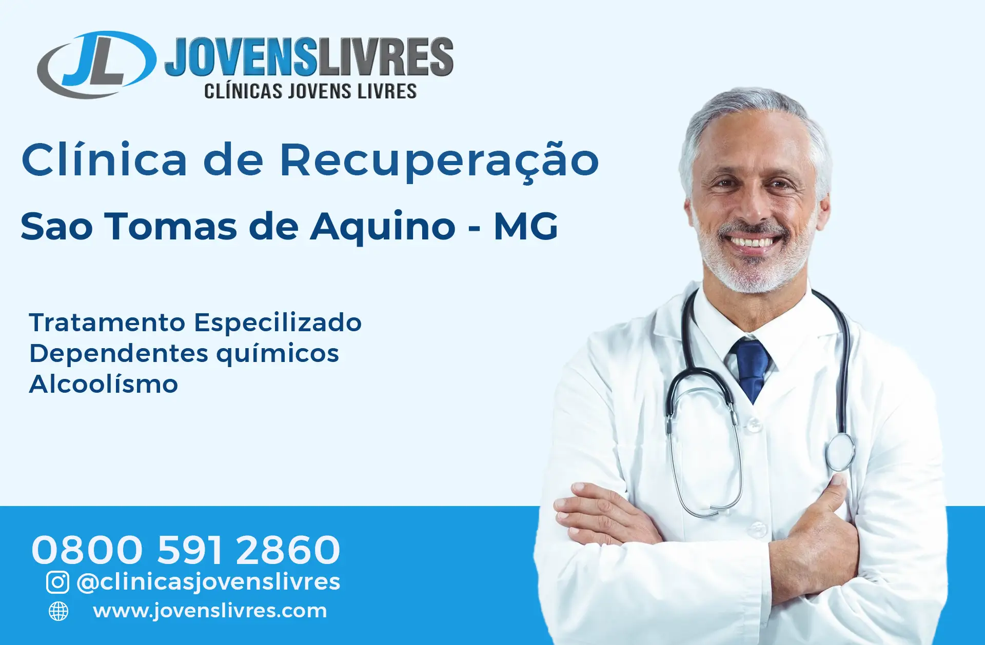 Clínica de Recuperação em São Tomás de Aquino - MG