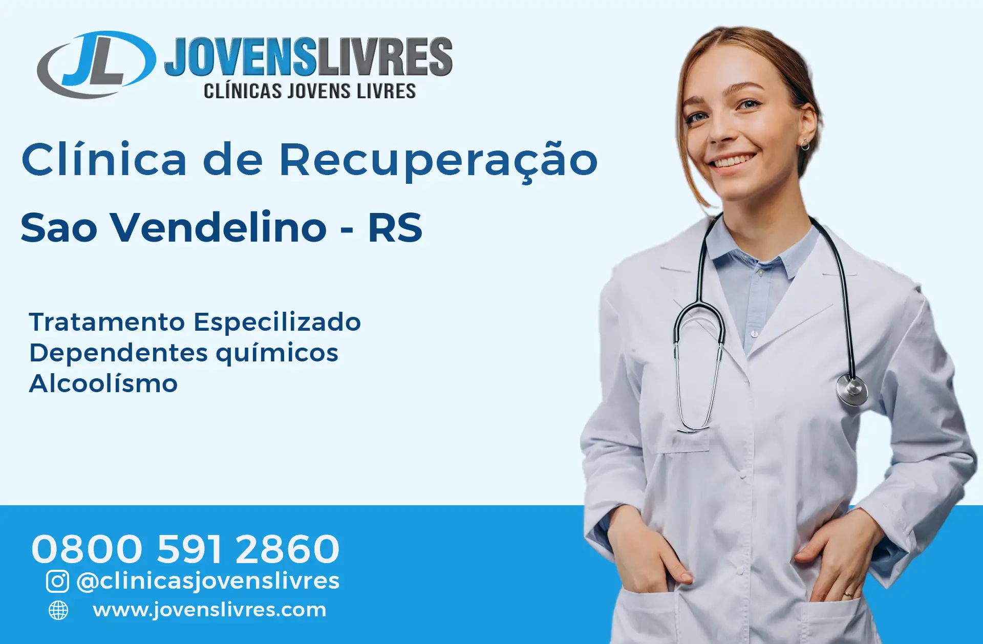 Clínica de Recuperação em São Vendelino - RS