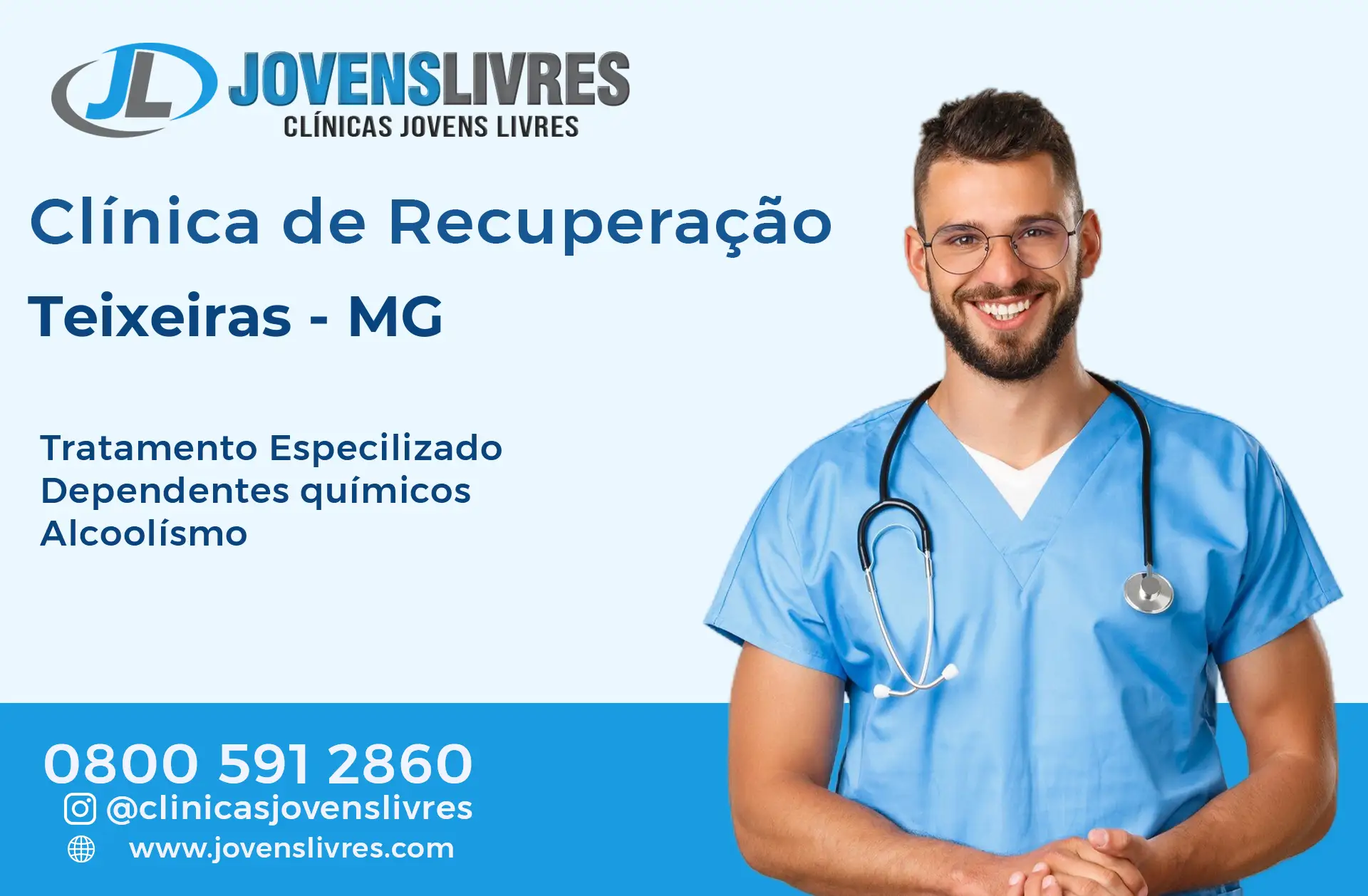 Clínica de Recuperação em Teixeiras - MG