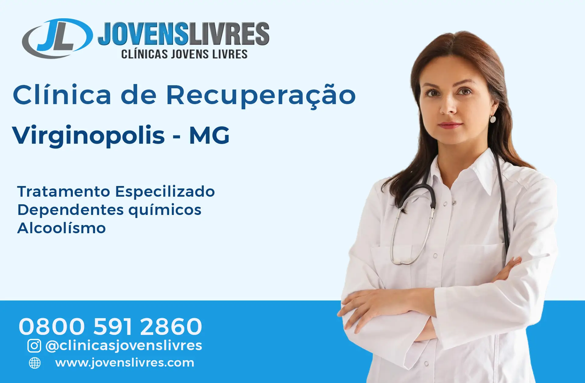 Clínica de Recuperação em Virginópolis - MG