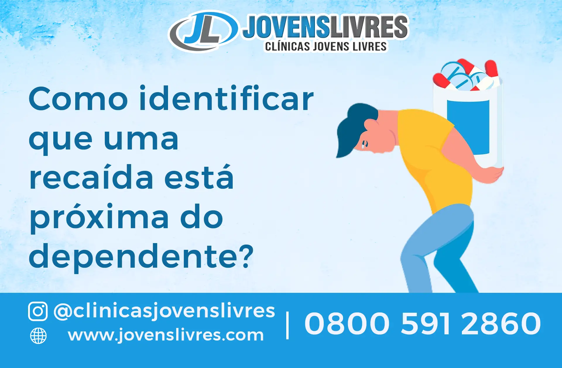 Como identificar que uma recaída de um dependente químico?