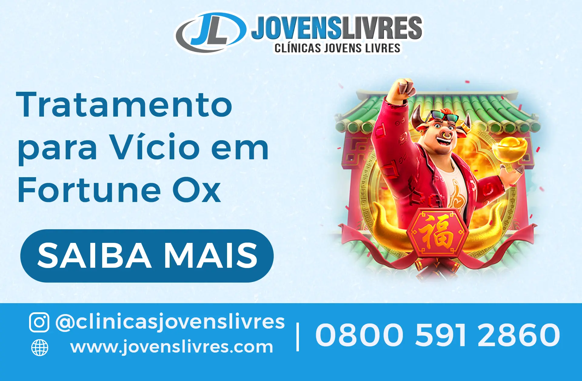 Tratamento para Vício em Fortune Ox