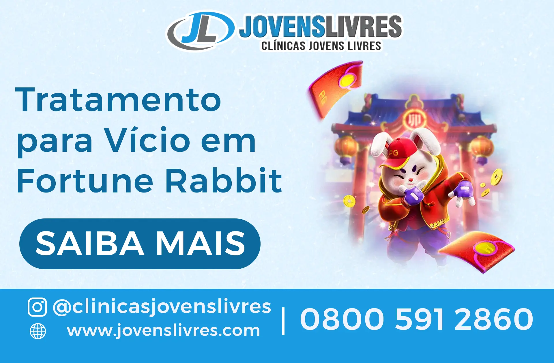 Tratamento para Vício em Fortune Rabbit