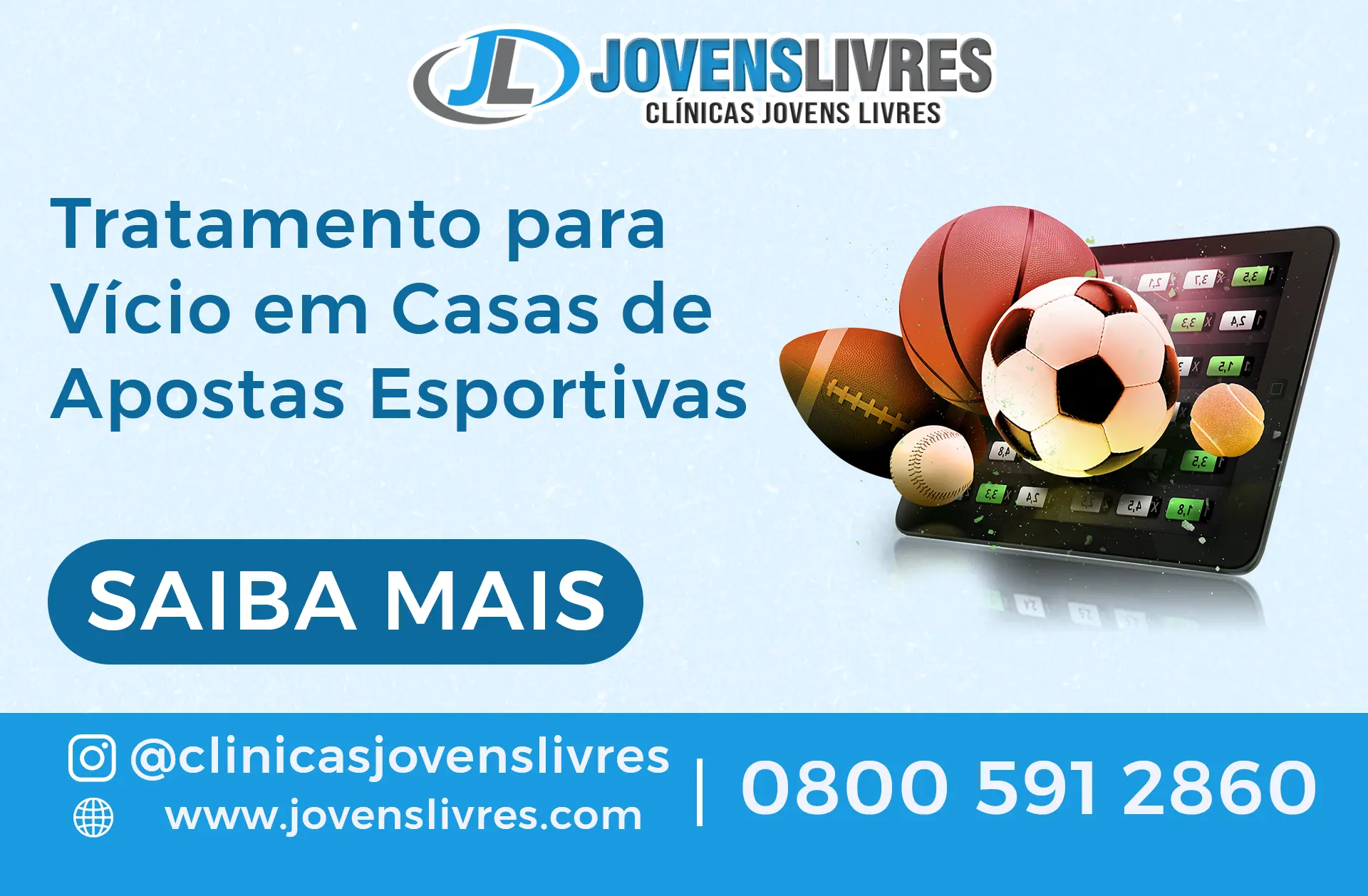 Tratamento para vício em casas de apostas esportivas | JL